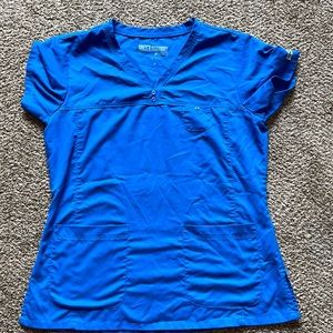 Greys scrub top